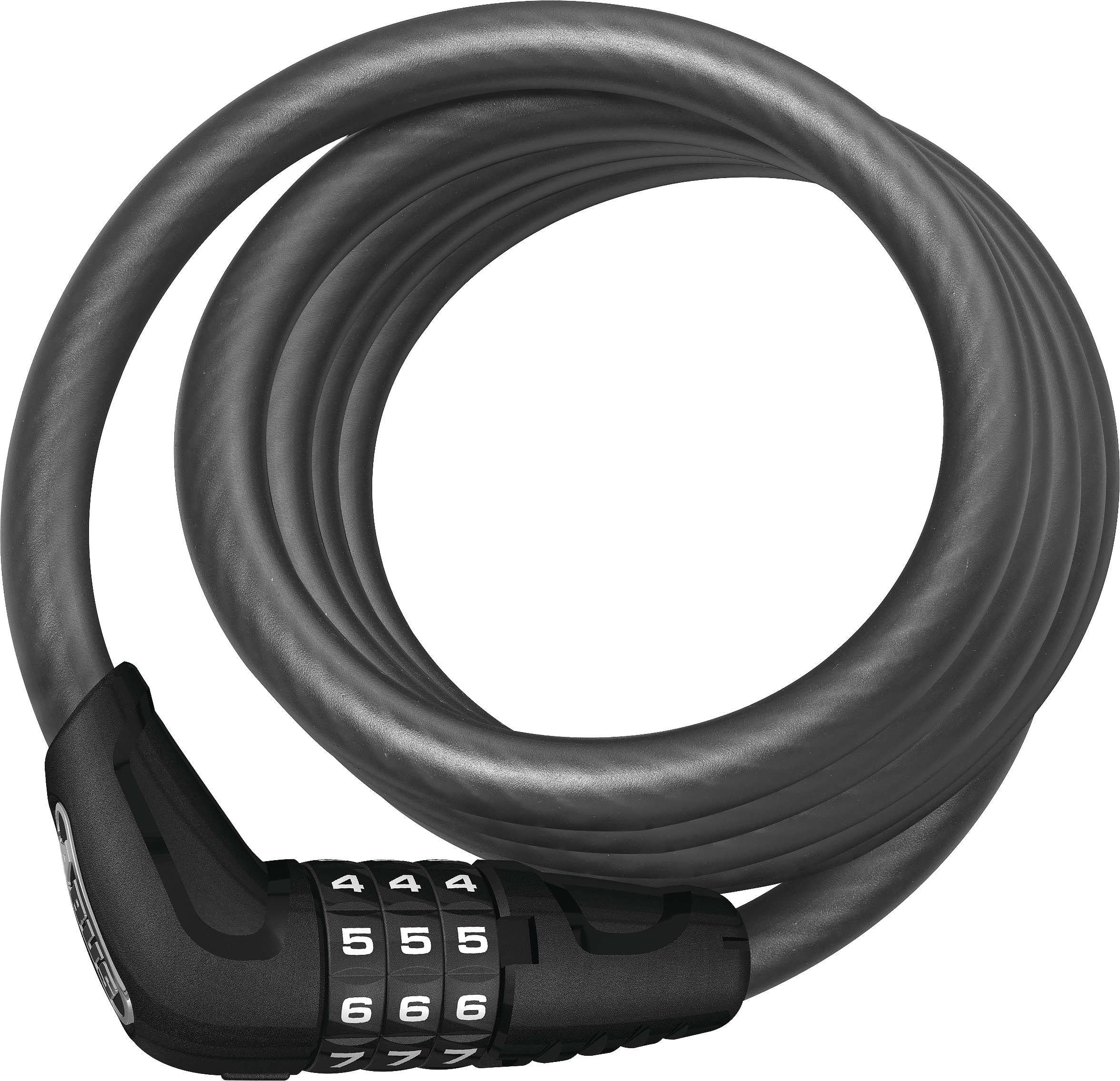 Amazon.co.jp: ABUS Star 4508C コンボケーブルロック ブラック 150cm